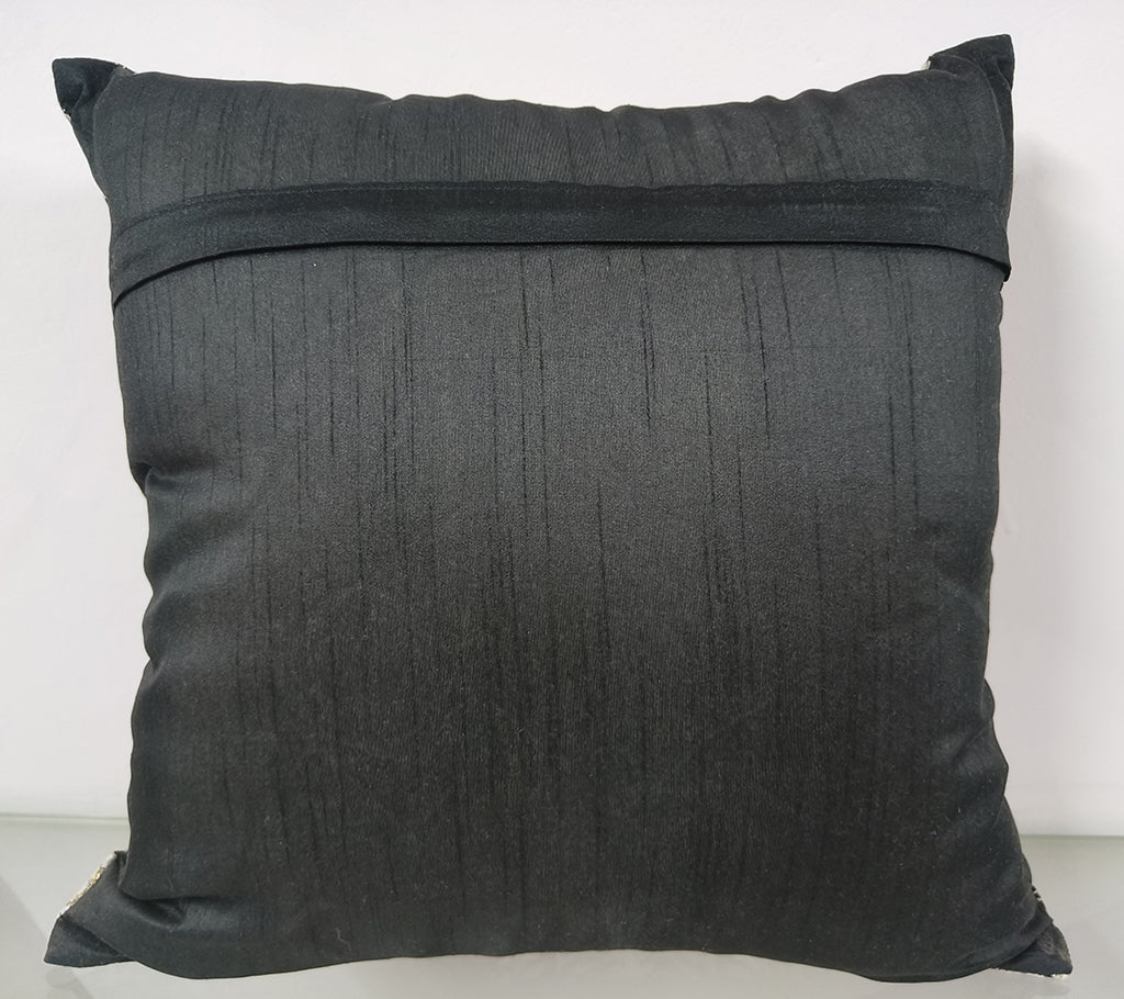 Handmade Chicken Embroidered Throw Pillow Case.