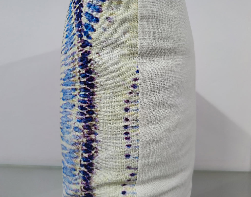 Handmade Digital Printed Abstract Design Multicolor Pillow Case.