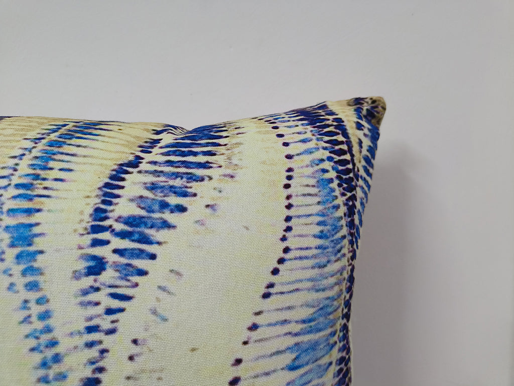 Handmade Digital Printed Abstract Design Multicolor Pillow Case.