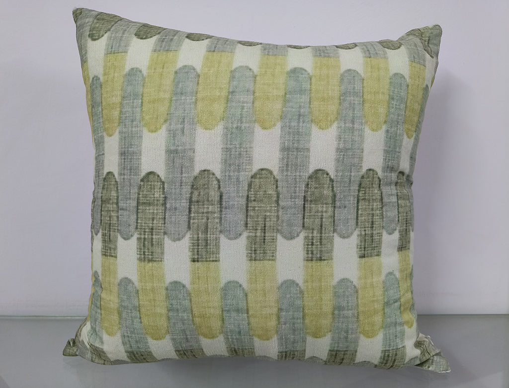 Abstract Design Printed Handmade Cushion Cover.