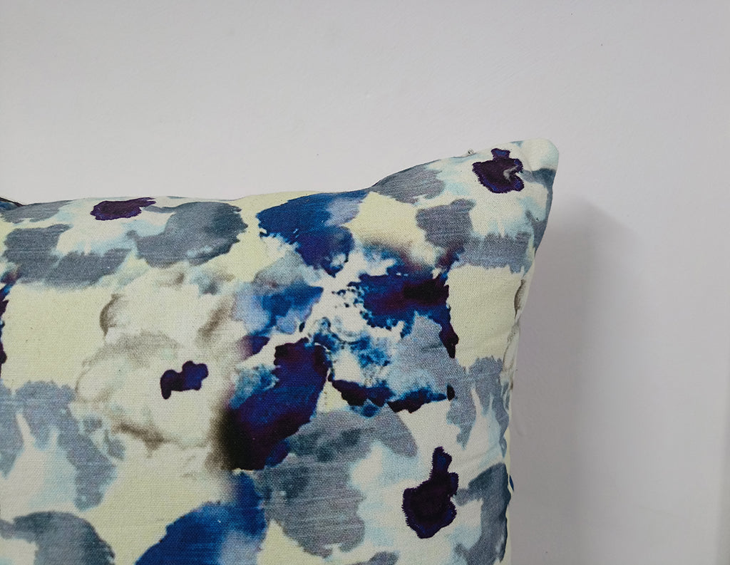 Floral Digital Printed Handmade Cushion Cover.