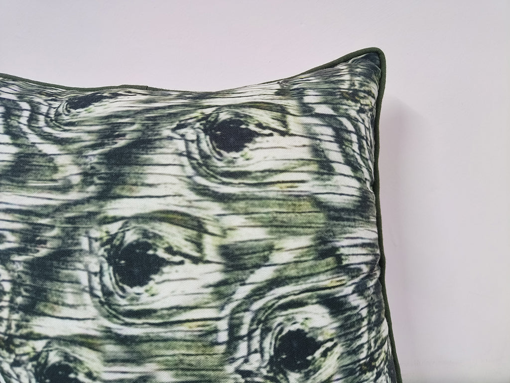 Handmade Abstract Digital Printed Design Throw Pillowcase.