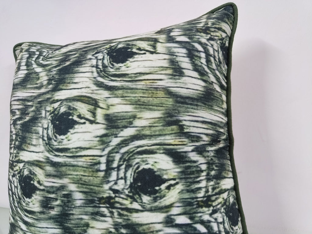 Handmade Abstract Digital Printed Design Throw Pillowcase.