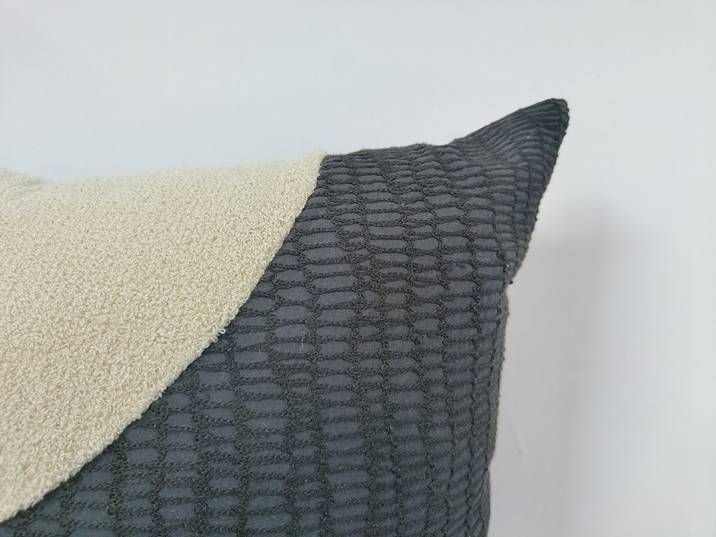 Handmade Chicken Embroidery Cushion Cover.