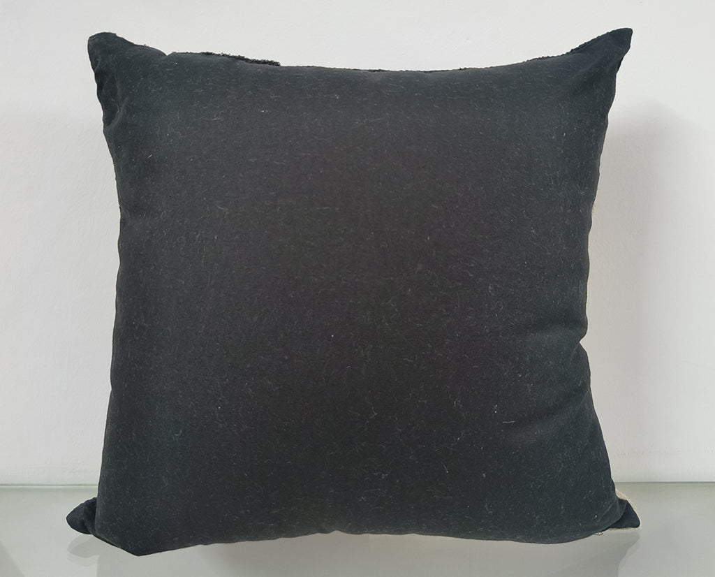 Handmade Chicken Embroidery Cushion Cover.