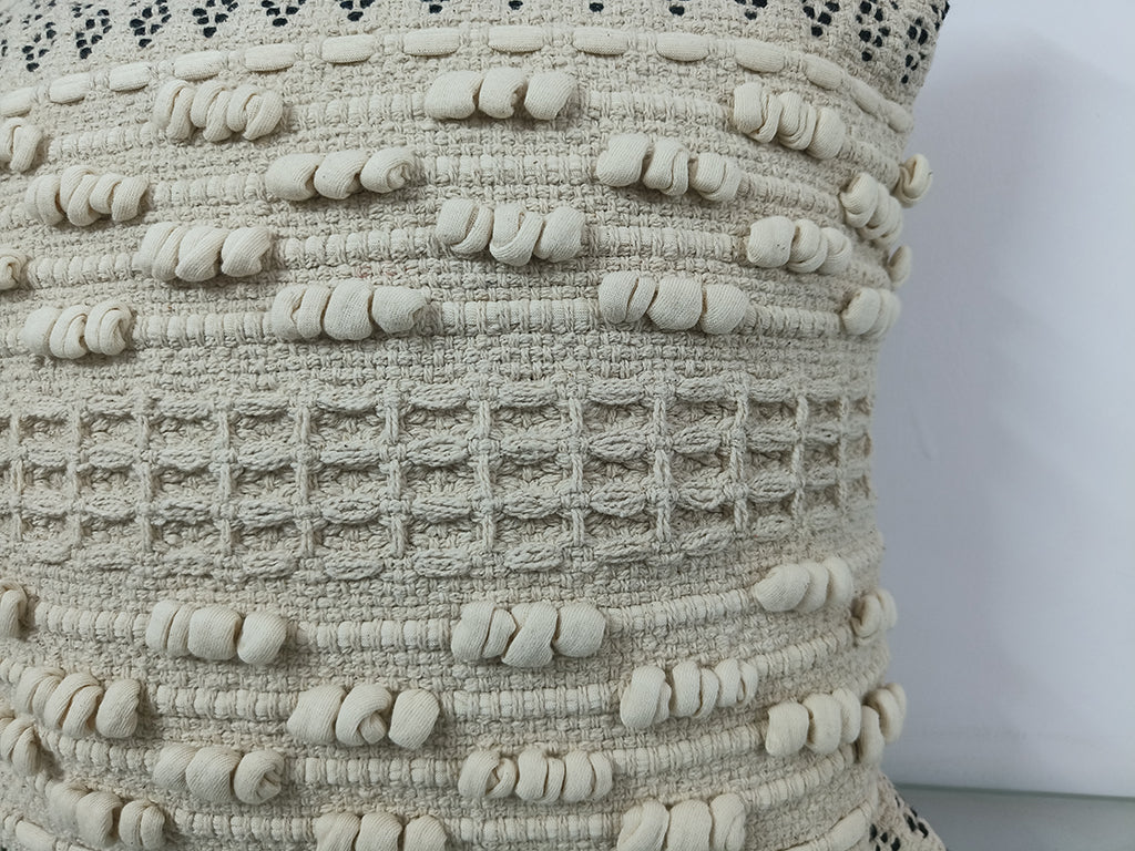 Hand Loom Throw Pillow Case.