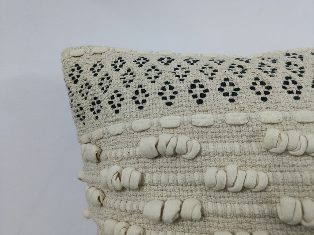 Hand Loom Throw Pillow Case.
