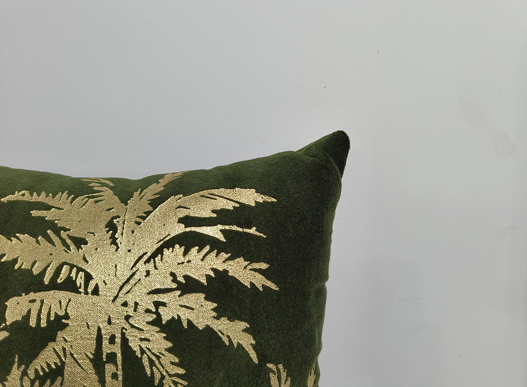 Knife Edge Cotton Cushion Cover.