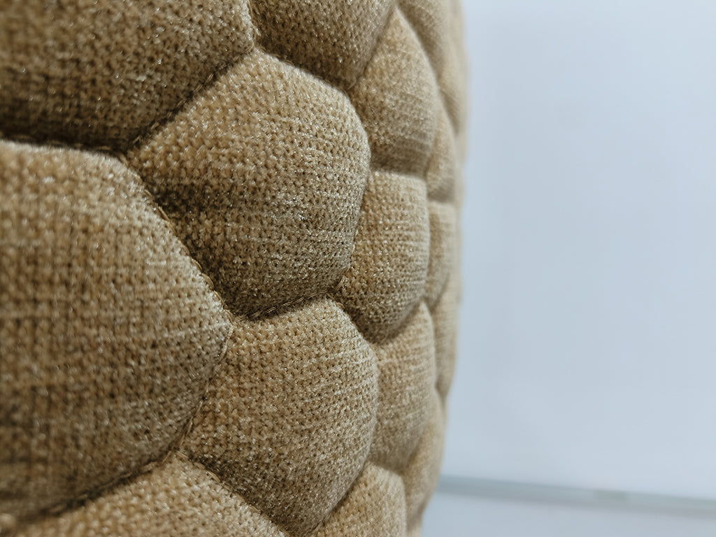 Quilted Handmade Polyester Cushion Cover.