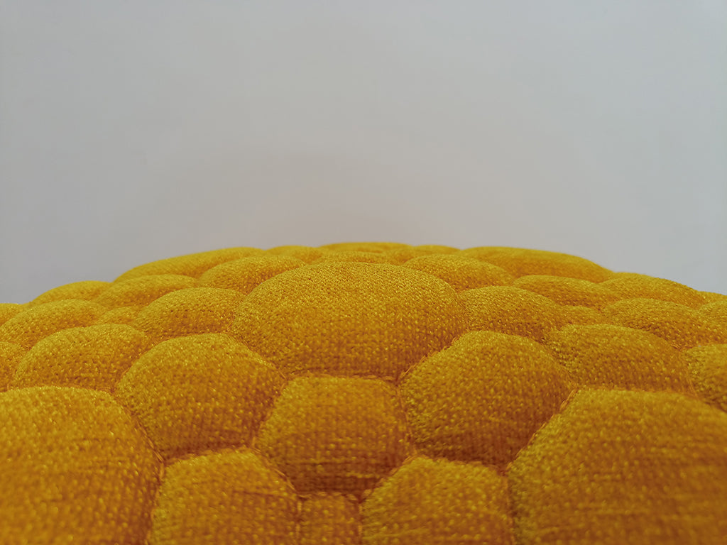 Quilted Handmade Polyester Cushion Cover.