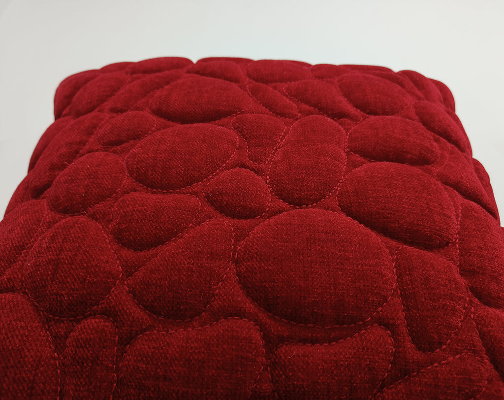 Quilted Handmade Polyester Cushion Cover