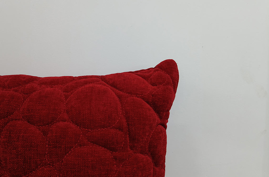 Quilted Handmade Polyester Cushion Cover