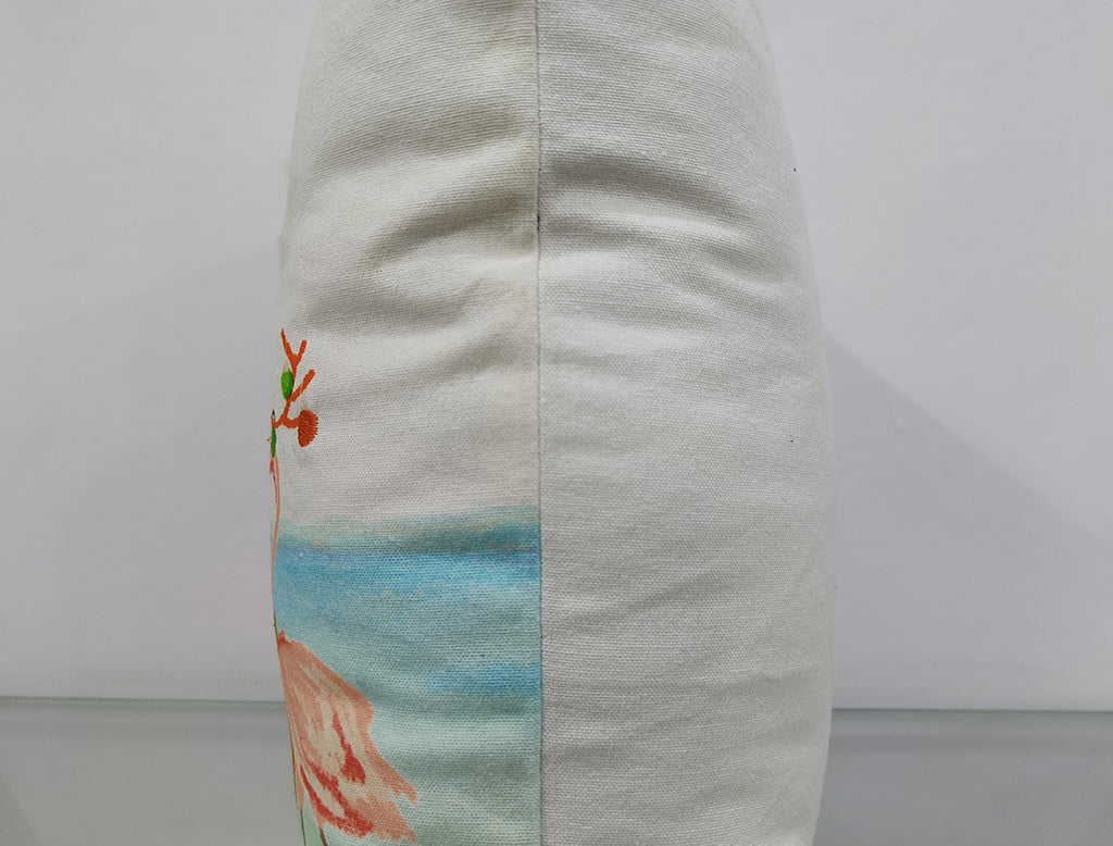 Printed Polyester Cushion Cover.