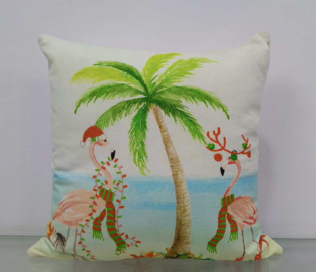 Printed Polyester Cushion Cover.