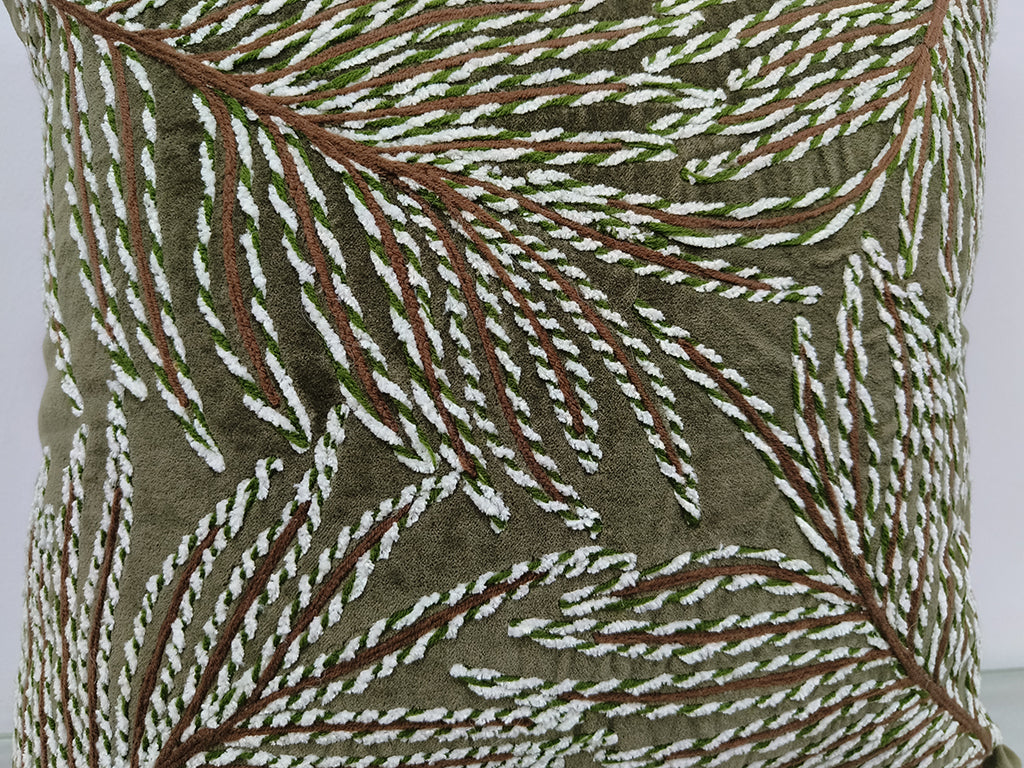 Handmade Dori Embroidered Cushion Cover.