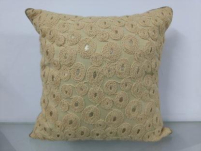 Handmade Embroidered Pillow Case.