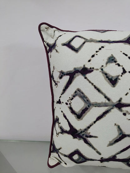 Handmade Digital Printed Abstract Design Cushion Cover.
