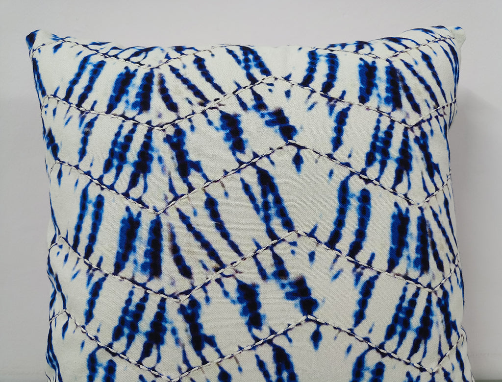 Digital Printed With Dori Work - Pillow Case.