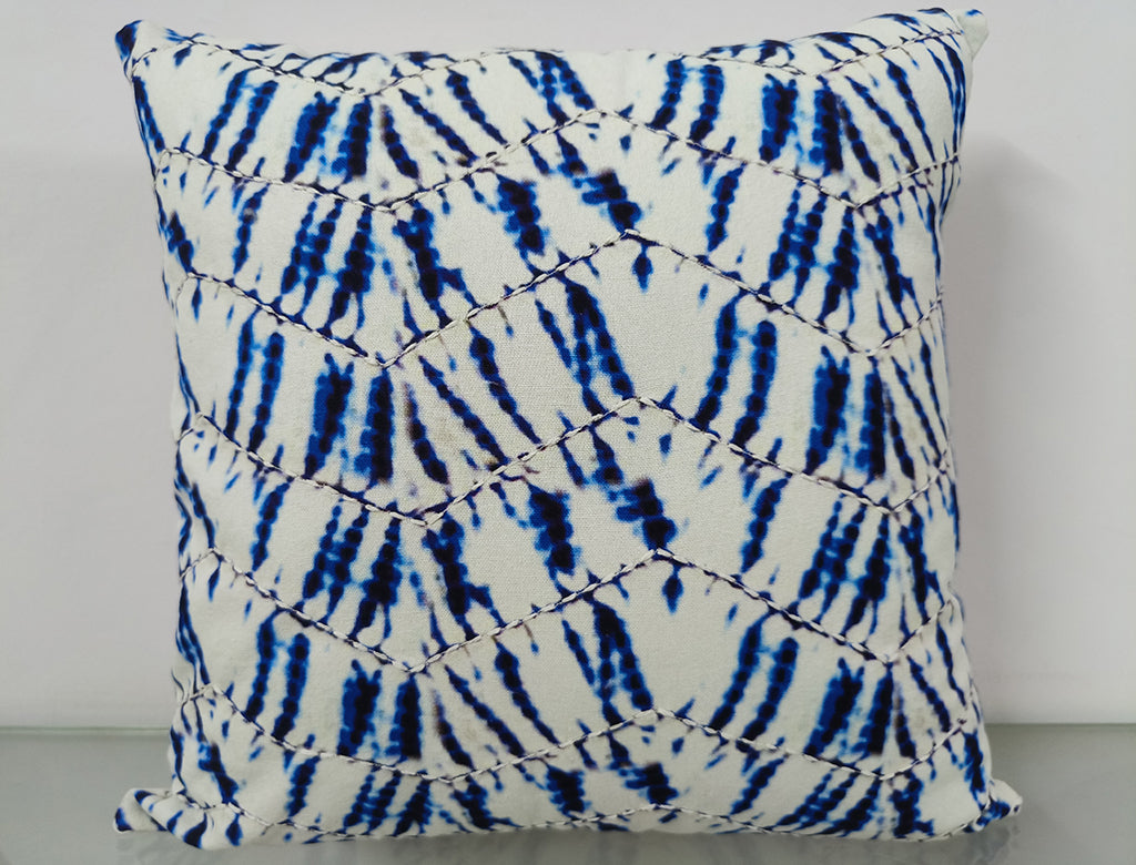Digital Printed With Dori Work - Pillow Case.