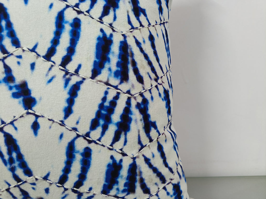 Digital Printed With Dori Work - Pillow Case.