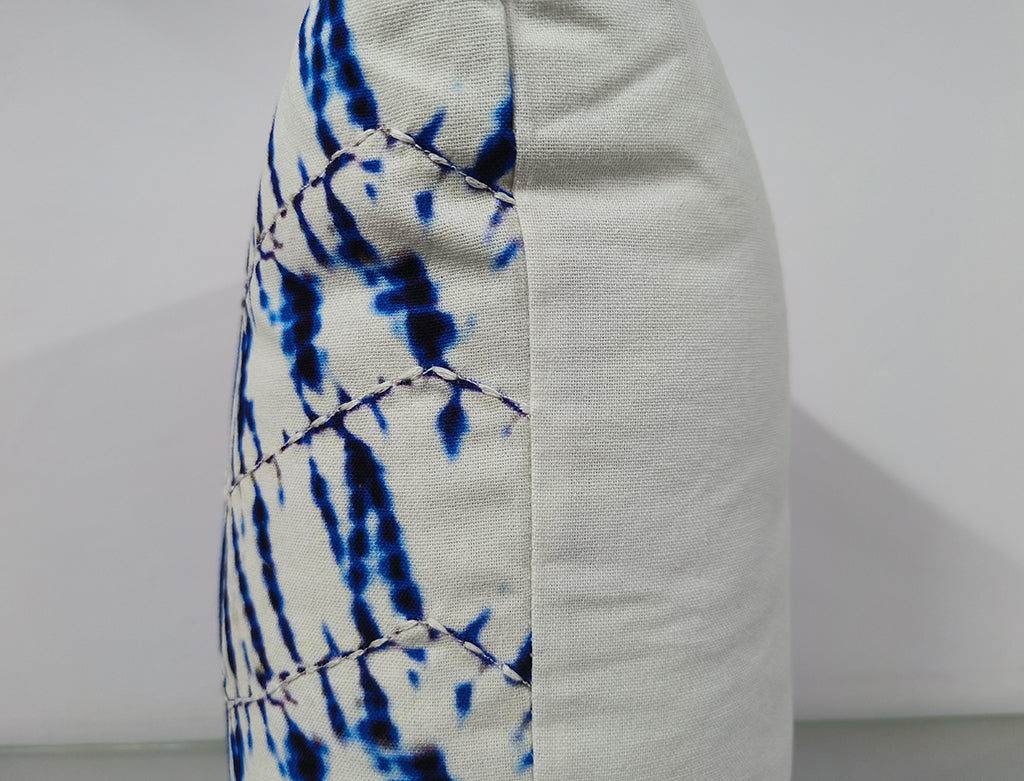 Digital Printed With Dori Work - Pillow Case.