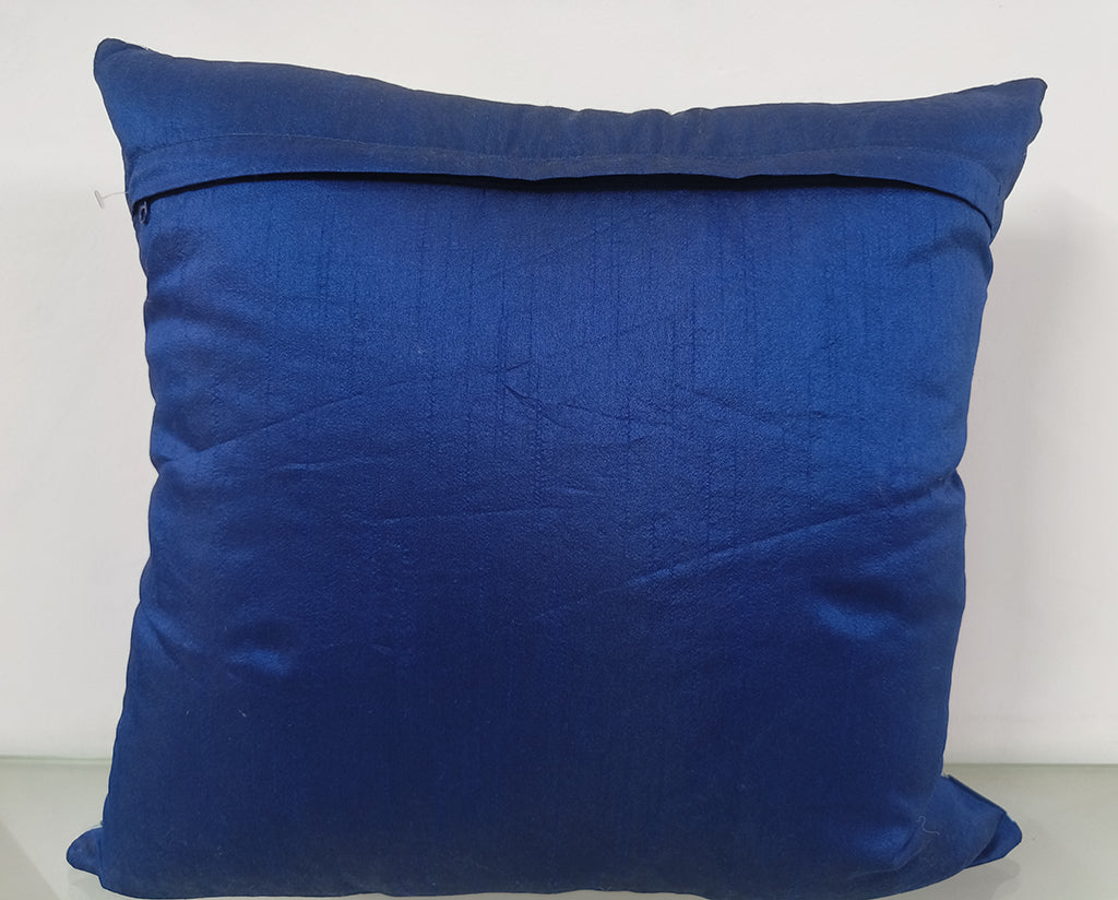 Digital Printed With Sequence Work Throw Pillow Case.