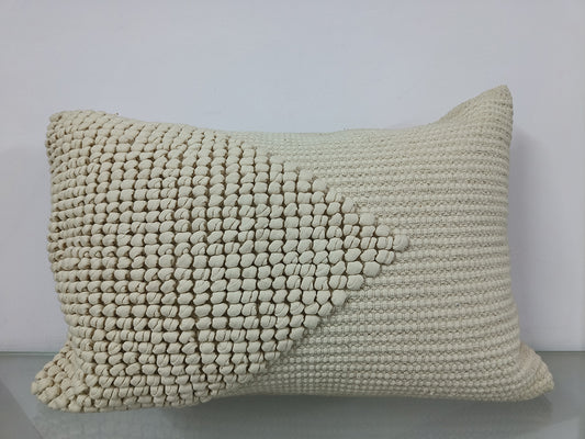 Hand Loom Cotton Cushion Cover.