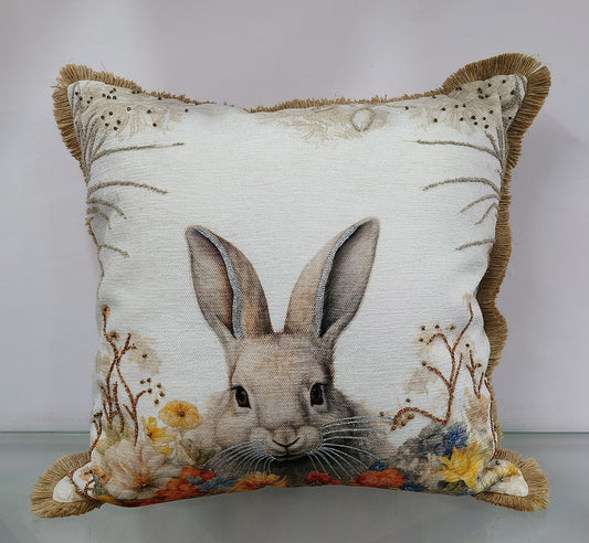Printed Polyester Cushion Cover.