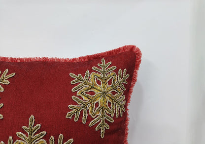 Handmade Embroidered Cushion Cover.