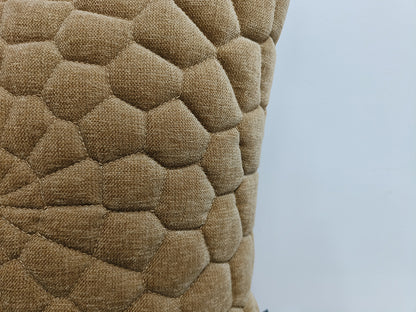 Quilted Handmade Polyester Cushion Cover.