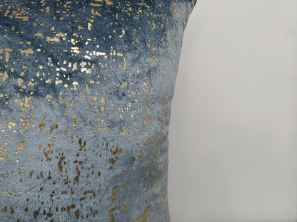 Foil Printed Cotton Cushion Cover.