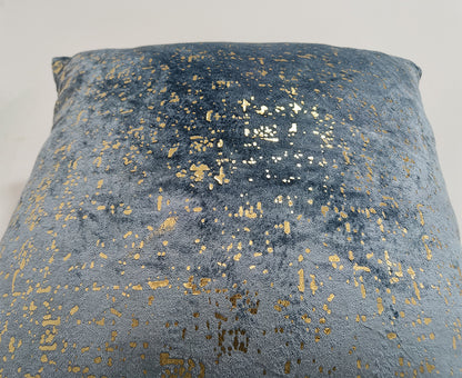 Foil Printed Cotton Cushion Cover.