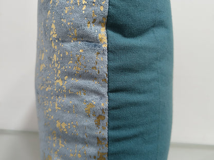 Foil Printed Cotton Cushion Cover.
