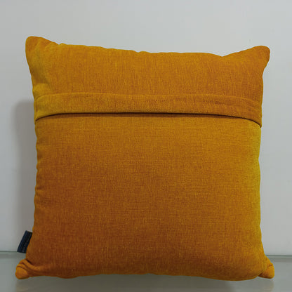 Quilted Handmade Polyester Cushion Cover.