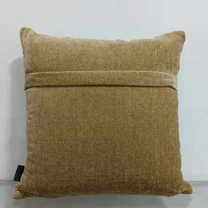 Quilted Handmade Polyester Cushion Cover.