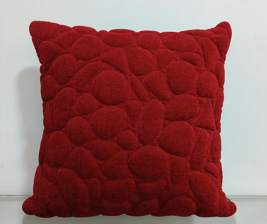 Quilted Handmade Polyester Cushion Cover