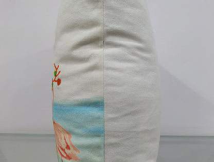 Printed Polyester Cushion Cover.