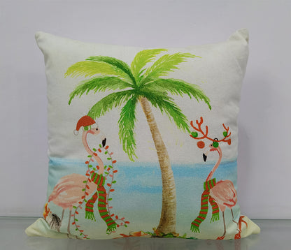 Printed Polyester Cushion Cover.