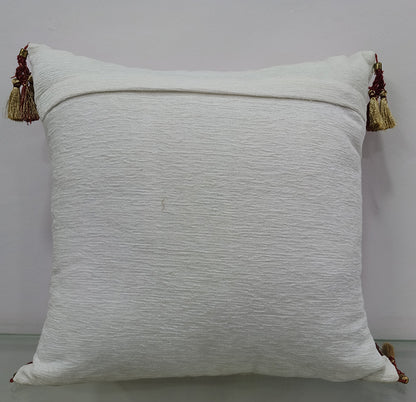Cotton Embroidered Cushion Cover.