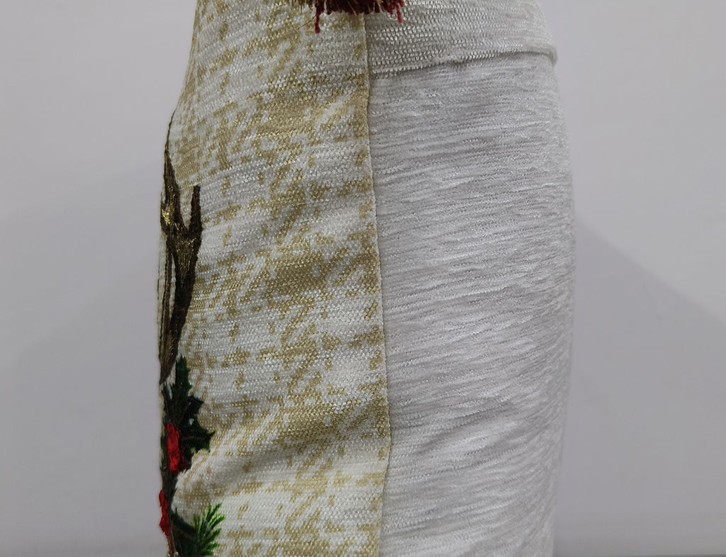 Cotton Embroidered Cushion Cover.