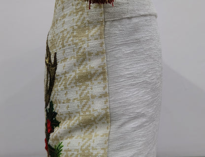 Cotton Embroidered Cushion Cover.