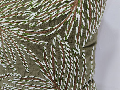 Handmade Dori Embroidered Cushion Cover.