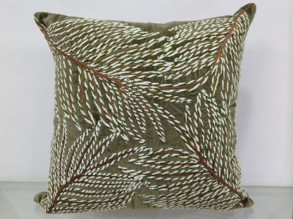 Handmade Dori Embroidered Cushion Cover.