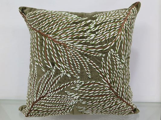 Handmade Dori Embroidered Cushion Cover.