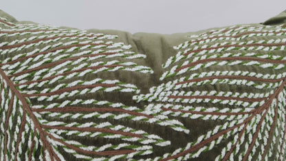 Handmade Dori Embroidered Cushion Cover.